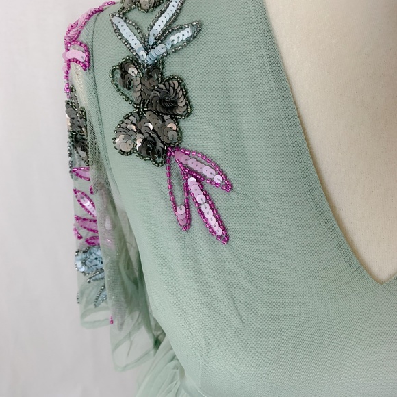 🚫Sold🚫 ASOS Maya Maternity NWT Green Tulle Dress - Picture 5 of 8